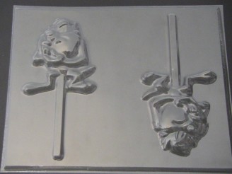 385sp Tazzy Chocolate Candy Lollipop Mold